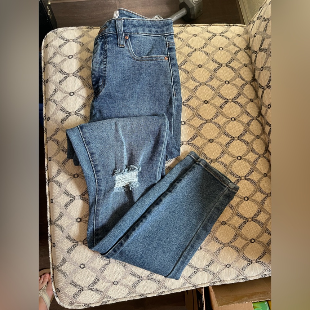 RSQ Women's Straight Leg Jeans in Dark Blue